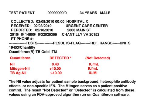 The QuantiFERON <strong>TB</strong> gold plus from <strong>Quest Diagnostics</strong> is the <strong>tuberculosis</strong> blood <strong>test</strong> of choice at Ulta Lab <strong>Tests</strong> for detecting <strong>tuberculosis</strong> infection. . Quest diagnostics tb test